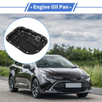 1 Pc Engine Oil Pan No.121020Y010 for Toyota Corolla (2017–2023) Steel Black