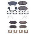 PowerStop Z17 Low-Dust Ceramic Disc Brake Pads Kit for Elantra Niro (2017–2023)
