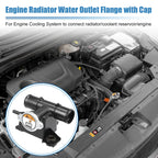 Engine Radiator Coolant Filler Neck for Kia Soul (2010–2011) 253292K000/253303K000