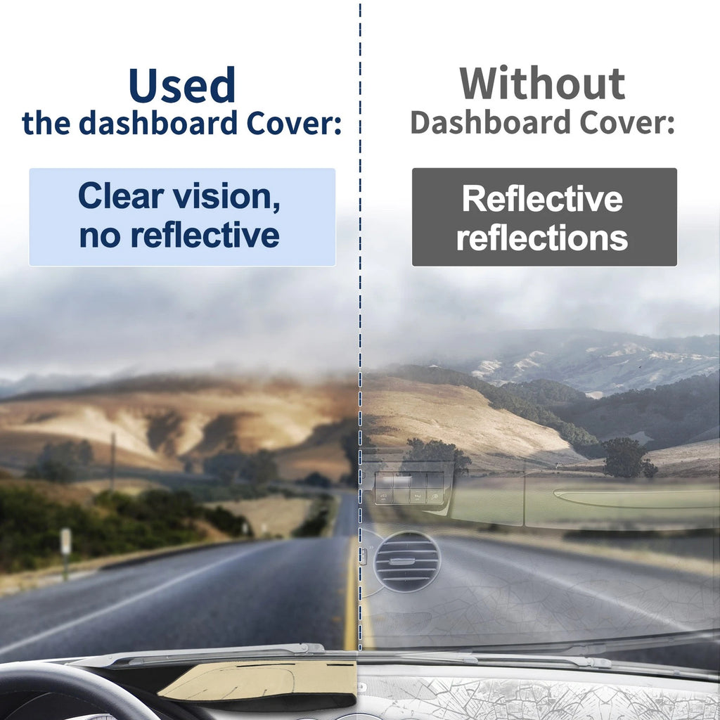 Dash Cover for Lexus IS350/IS300h/IS250 (2005–2013) Black Polyester Blue Edge