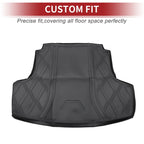 Cargo Liner Rear Trunk Mat for Hyundai Sonata (2020–2023) TPE Diamond Pattern