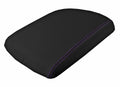 Leather Console Lid Armrest Cover for Dodge Ram (2009–2016) Purple Stitch