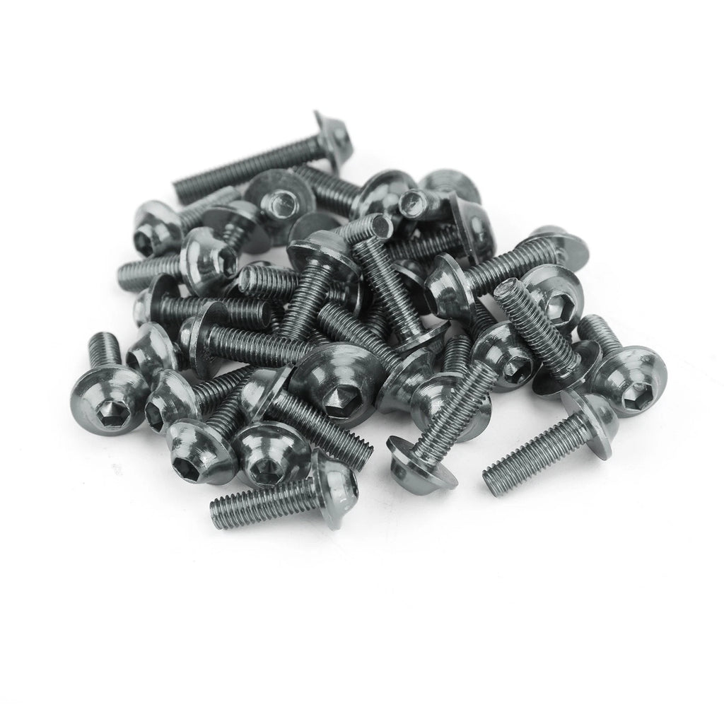 Motorbike Titanium Fastener Clip Screw Kit for Windscreen Fairing (158)