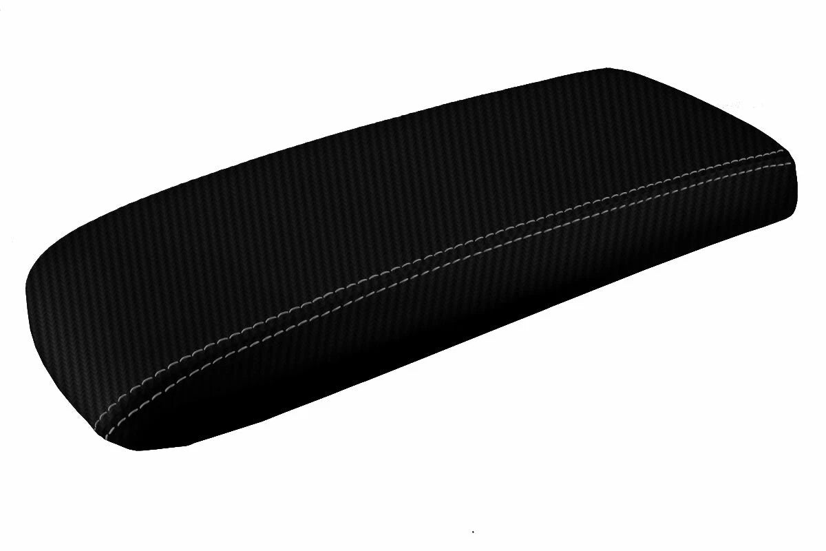 Console Lid Armrest Cover for Ford Explorer (1995–2001) Carbon Fiber