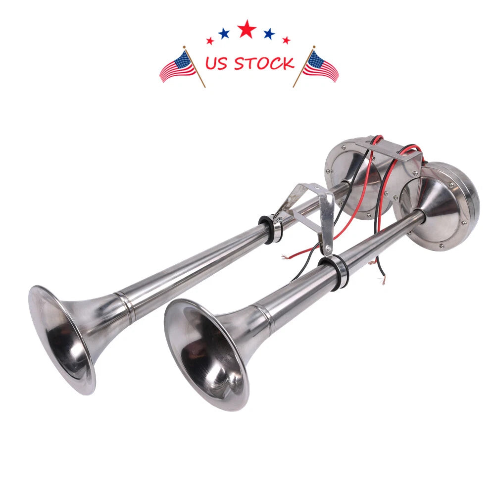 Electric Trumpet Horn for Car Boat Yacht Truck (12V)