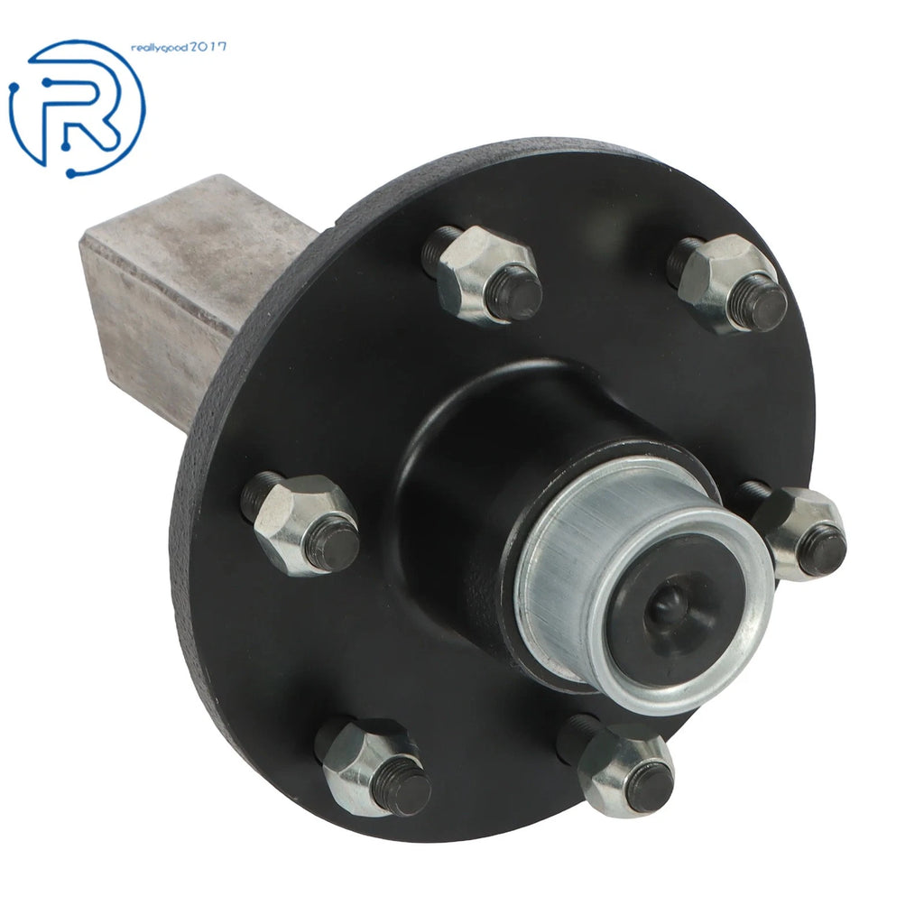 Trailer Hub Kit for 6 on 5.5" Axles (Pre-Lubricated, Square Spindle)