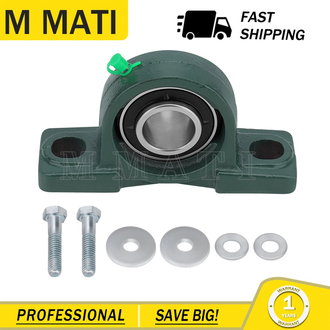 Front Center Carrier Bearing 3514703 for Polaris Ranger Crew 500 800 (2011–2014)