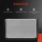 Radiator with Oil Cooler for Chevrolet Malibu (1993–1997)