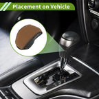 1 Pc Gear Shift Knob Cover for Toyota Highlander (2020–2024) Black Faux Leather