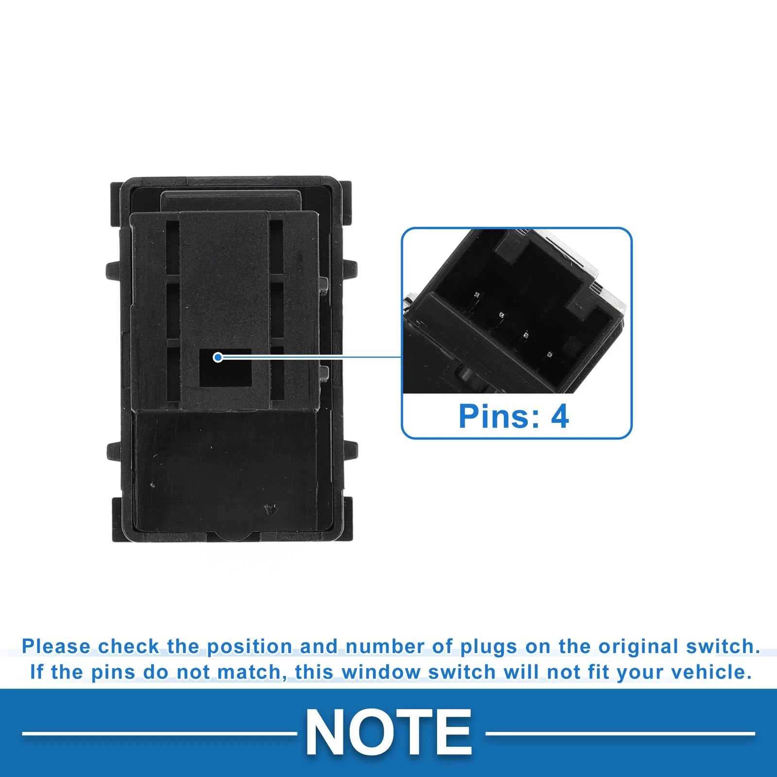 Power Window Switch for Volkswagen Sagitar (2006–2010) No. 16D959855