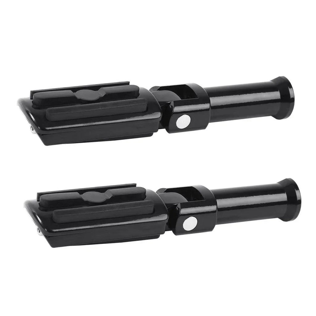 Black Rear Footpegs for Harley Softail Deluxe Slim FXDR (2018-2025)