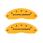 Caliper Covers Front Left Right Yellow for Ford Explorer (2006–2010) by MGP
