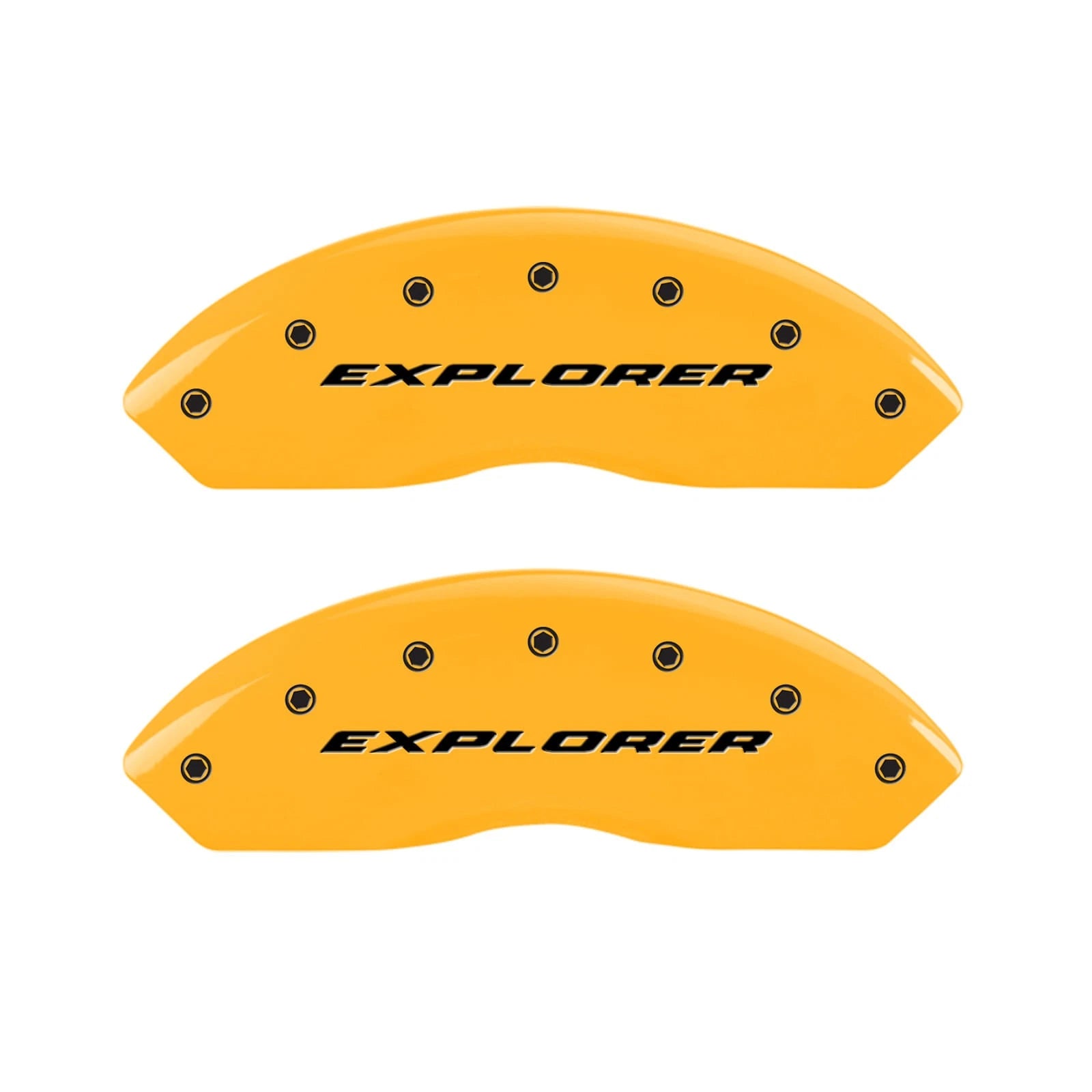 Caliper Covers Front Left Right Yellow for Ford Explorer (2006–2010) by MGP