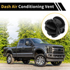 Dash AC Heater Air Vent for Ford F-250 F-350 F-450 (2011–2016) A/C Outlet Black