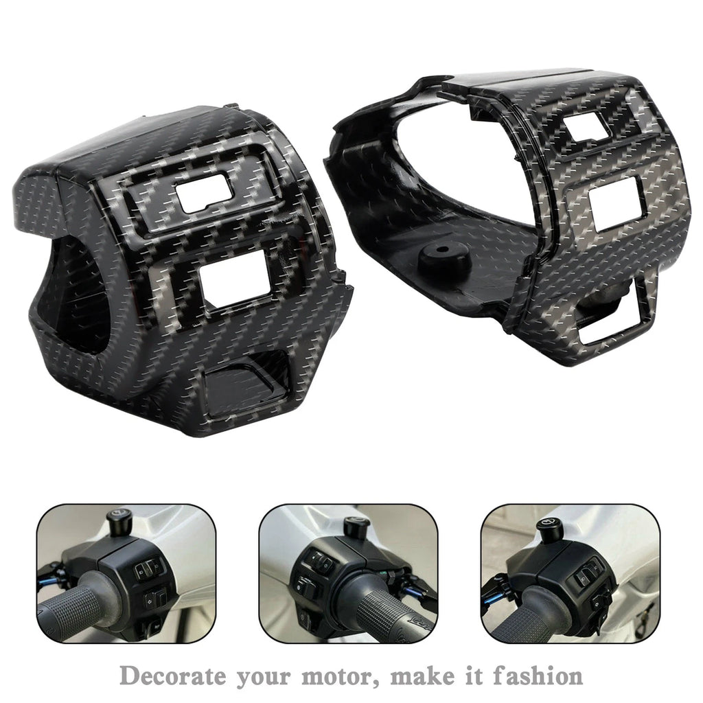 Handlebar Switch Cover for Vespa Sprint Primavera 125 150 (2014–2022) Carbon