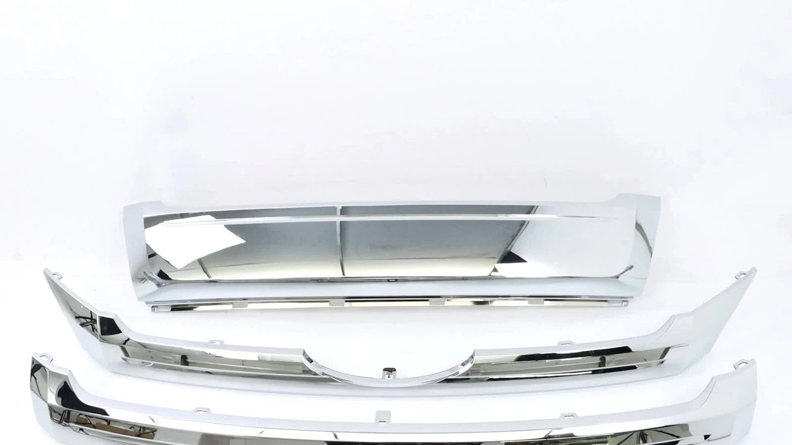 Set of 3 Chrome Grille Trim for Ford Edge (2011-2014)
