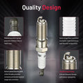 Set of 4 Iridium Spark Plugs for Ford Focus (2013–2015)