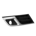 Passenger Fog Light Bezel Replacement Black Chrome for 2013-2017 Chevy Traverse