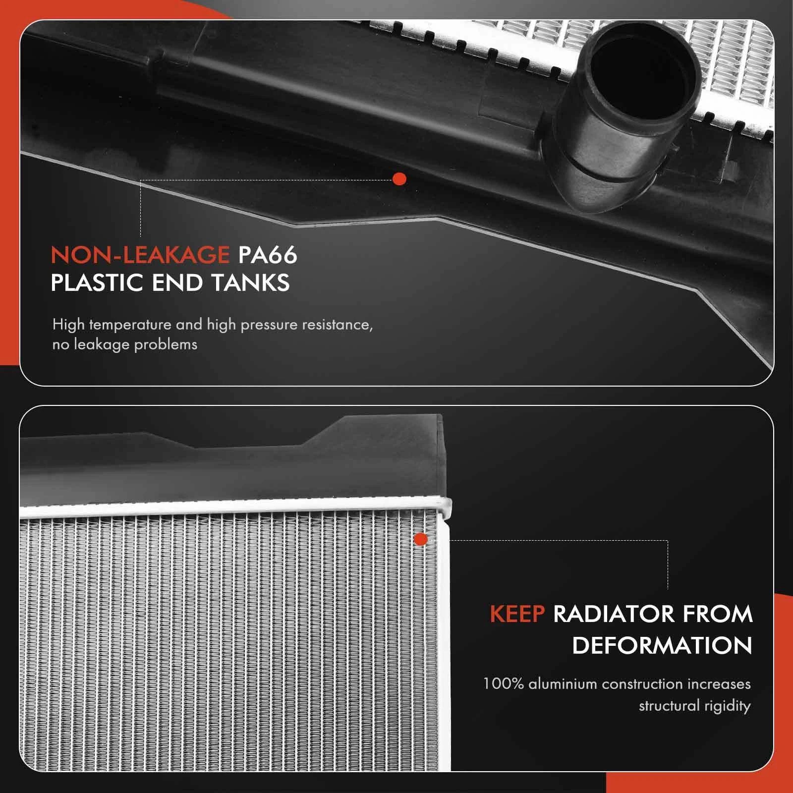 Radiator for Pontiac Vibe for Toyota Corolla Matrix (2009–2010)