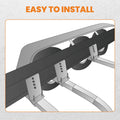 8 Pack L-Type Boat Trailer Bunk Brackets for 3 x 3 Crossmember