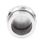 1.5" Silver Aluminum Weld-On Filler Neck w/ Cap for Fuel Tank