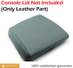 Center Console Armrest Cover for Nissan Frontier (2005–2019) Gray Leather