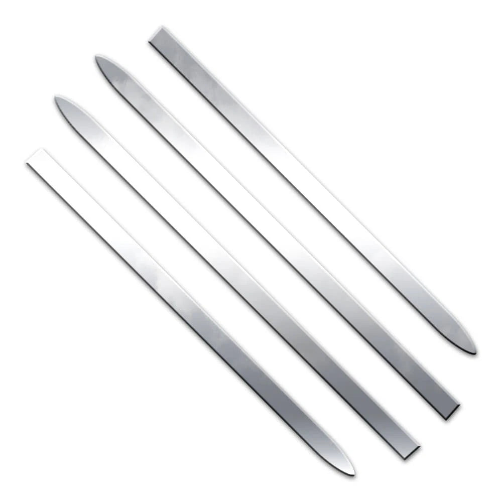 Flat Body Side Molding Trim 1.5 Inch 4Pc Set for Dodge Ram Crew Cab (2009–2018)