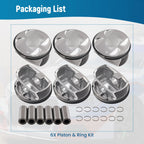 Pistons with Rings for Chrysler 200 300 Dodge 1500 Jeep Ram (2011–2016)