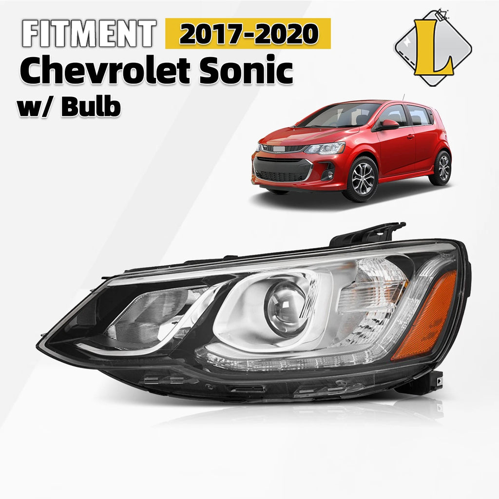 Halogen Headlight with LED DRL for Chevrolet Sonic (2017–2020)