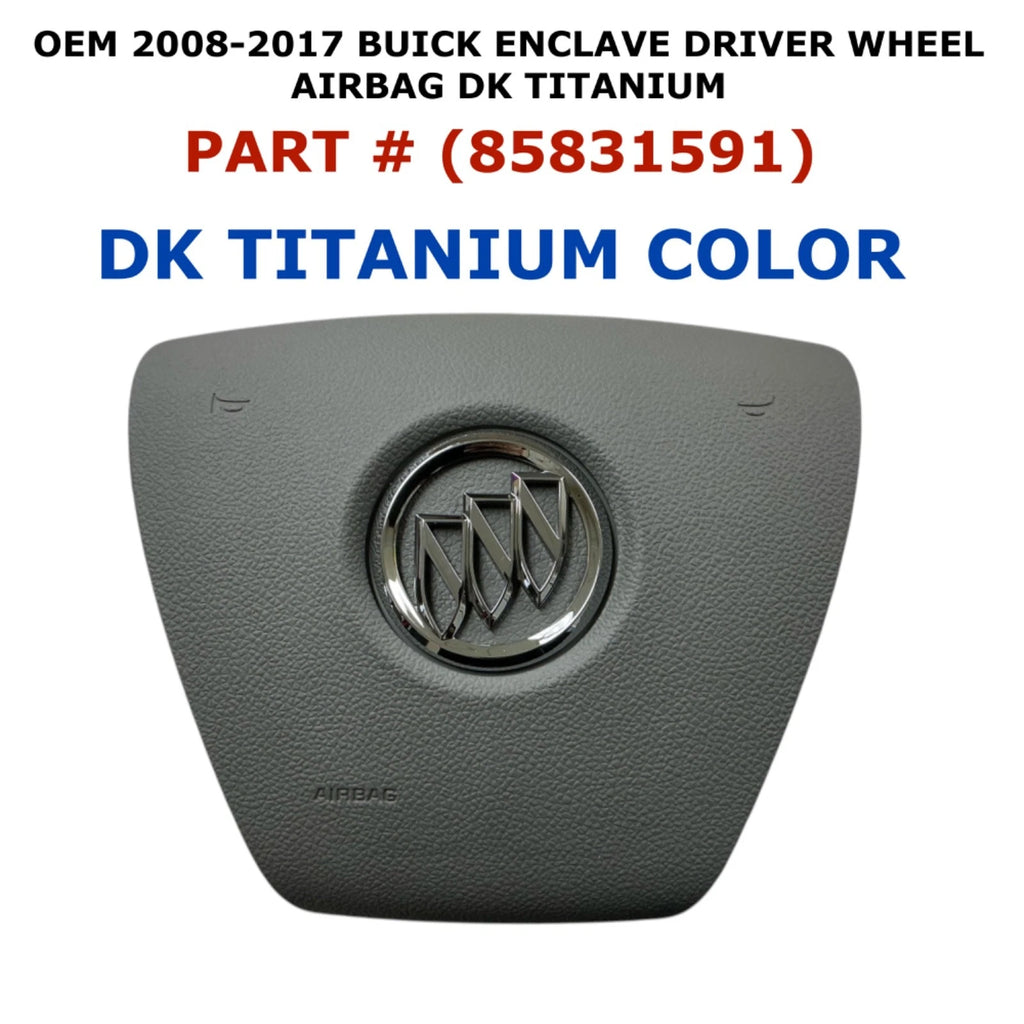 Driver Wheel Airbag for Buick Enclave (2008–2017) DK Titanium 85831591