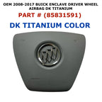 Driver Wheel Airbag for Buick Enclave (2008–2017) DK Titanium 85831591