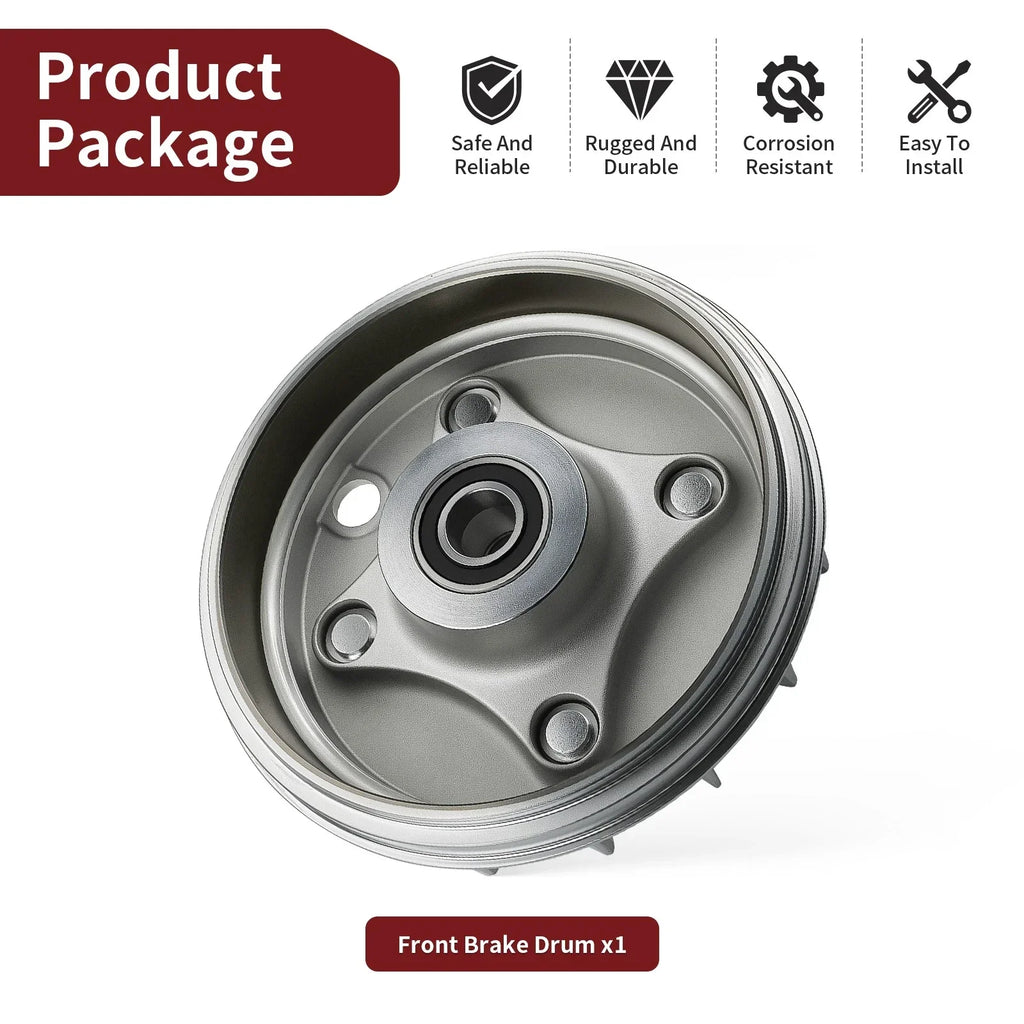 Front Brake Drum for Honda Rancher 350 TRX350TE TRX350TM (2000–2006)