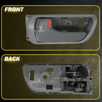 Inner Door Handle for Toyota Camry (2002–2006) Gray Left Driver