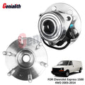 Pair 4WD Front Wheel Bearing Hub Assembly 6 Lug for Chevrolet Express 1500 2500 (1996–2023)