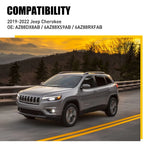 Chrome Mesh Grille Insert for Jeep Cherokee (2019–2022)