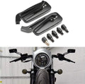 Motorcycle Rectangle Side Mirrors M8 M10 for Harley Kawasaki Honda Yamaha