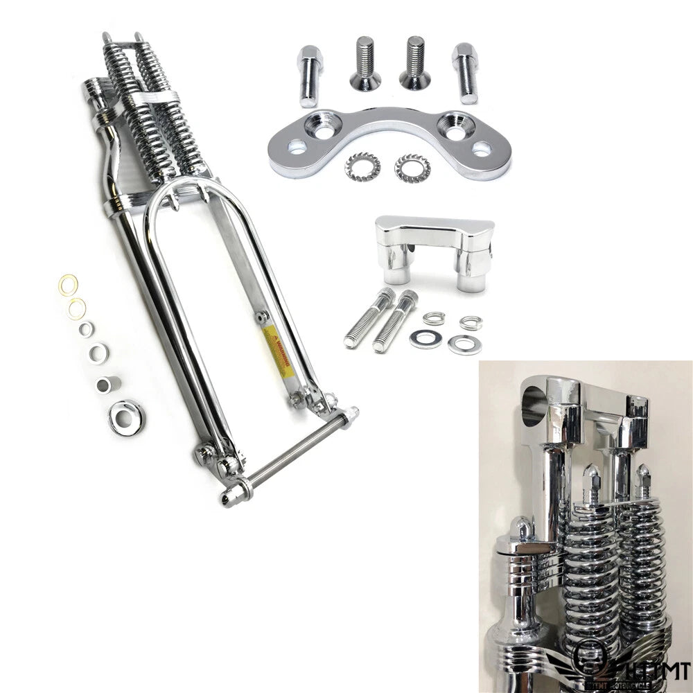 20" Springer Front End with Handlebar Adapter for Harley Chopper
