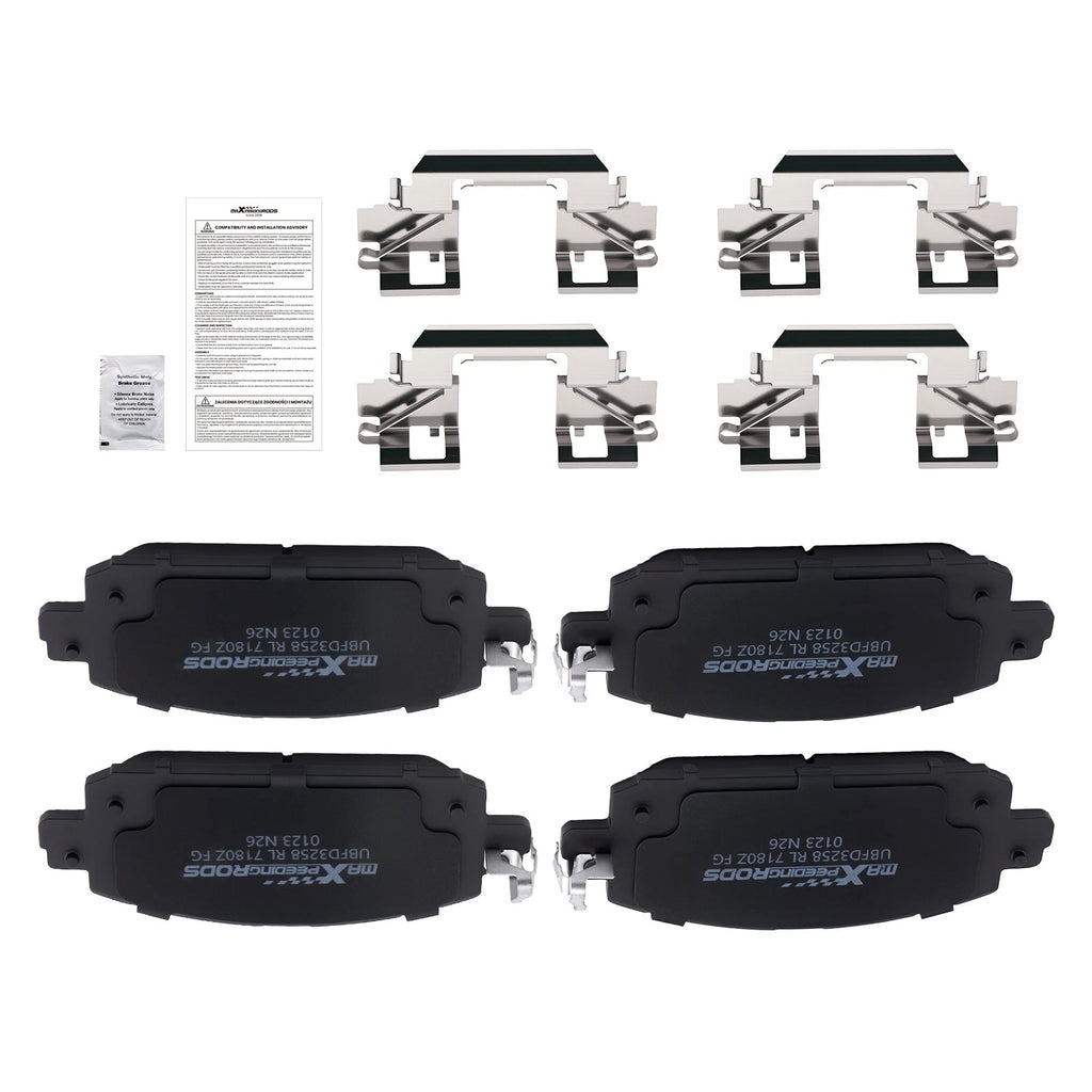 Set of 4 Front Ceramic Brake Pads Kit for Nissan Kicks (2021–2024), Sentra (2020–2024) P2310