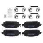 Set of 4 Front Ceramic Brake Pads Kit for Nissan Kicks (2021–2024), Sentra (2020–2024) P2310