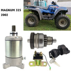 Starter Motor & Bendix & Relay & Key Switch for Polaris Magnum 325 (2002)