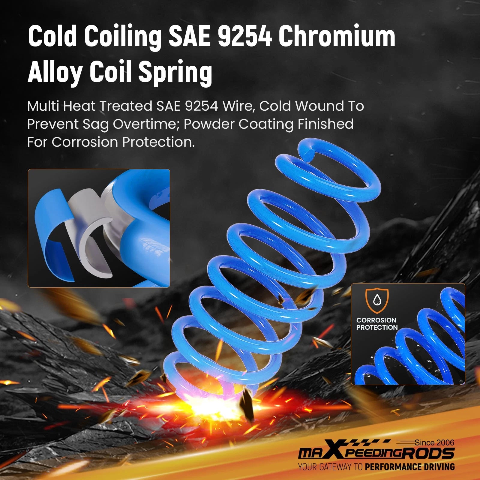 Lowering Springs for Toyota Camry (2018–2024) - Drop 2" F&R