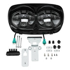 2X 5 3/4" Dual LED Projector Headlight for Harley Road Glide (1998–2013)