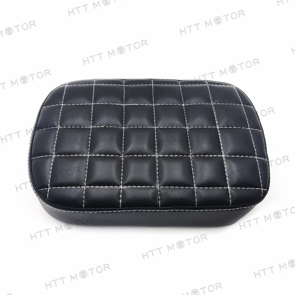 Rear Pillion Passenger Pad Seat 6 Suction Cup for Harley Dyna Sportster