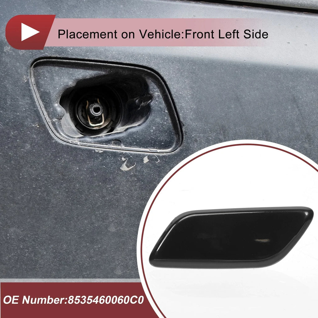 Front Left Washer Nozzle Cover for Lexus LX570 (2013-2015) - Black 1 x Cap