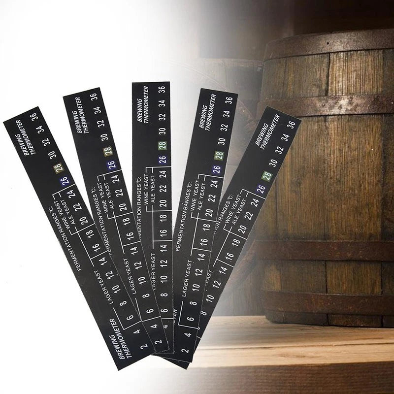 5pcs Thermometer Temperature Gauge Stickers for UK Vehicles