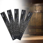 5pcs Thermometer Temperature Gauge Stickers for UK Vehicles