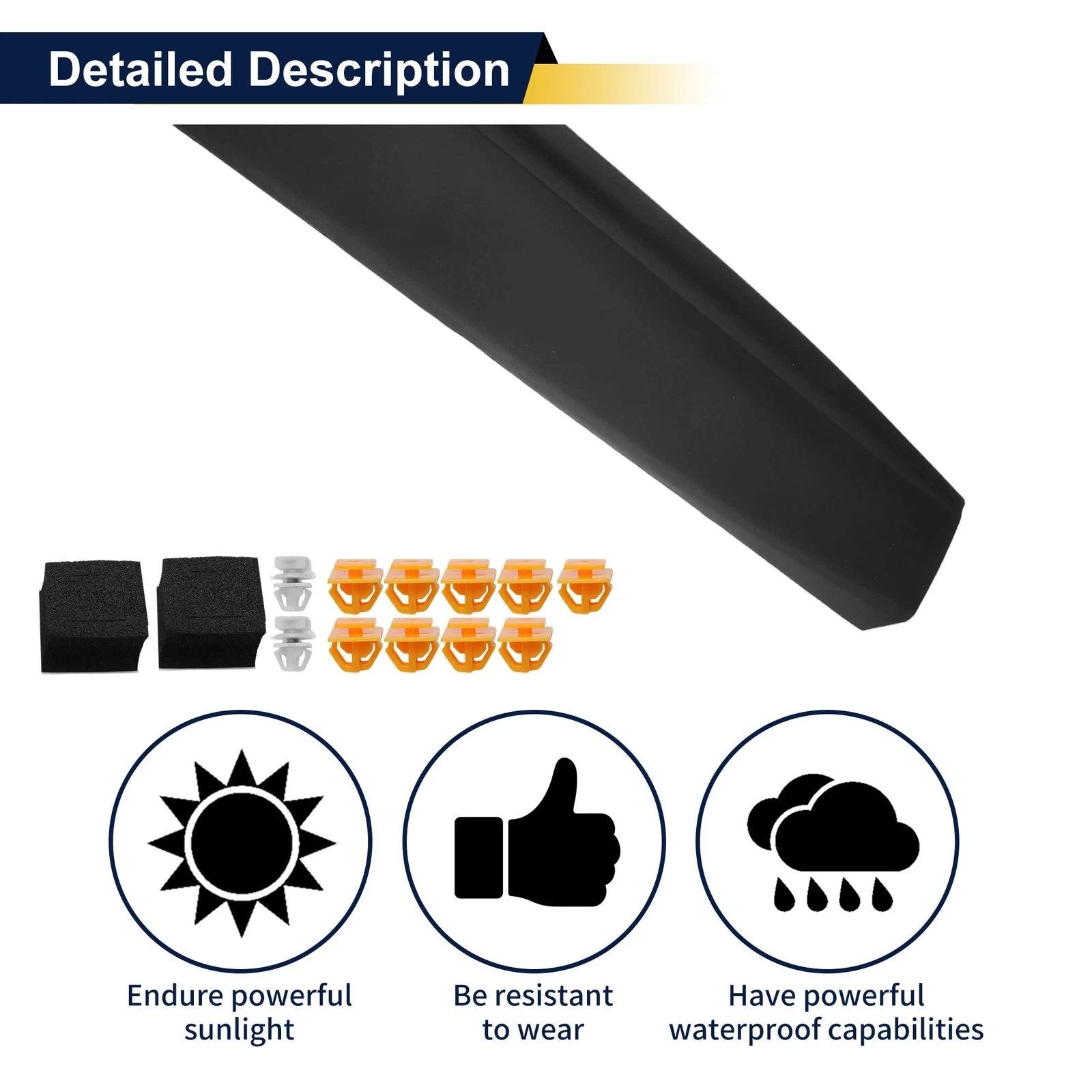 Front Right Door Lower Trim Panel No. 877224Z000 for Hyundai Santa Fe XL (2013–2019)