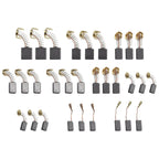 Set of 30 Carbon Brushes for Electric Motors (10 Sizes)
