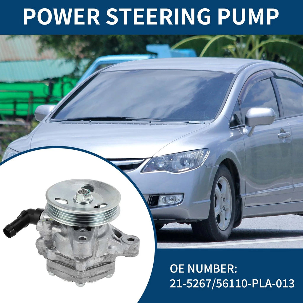 Power Steering Pump No.21-5267 for Honda Civic 1.7L L4 (2001–2005)