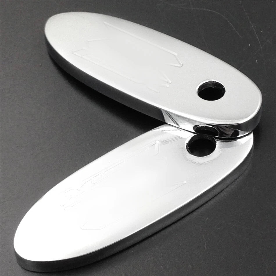 Mirror Block Off Base Plates for Suzuki GSX-R 600 750 1000 1100 (2001–2023) Chrome